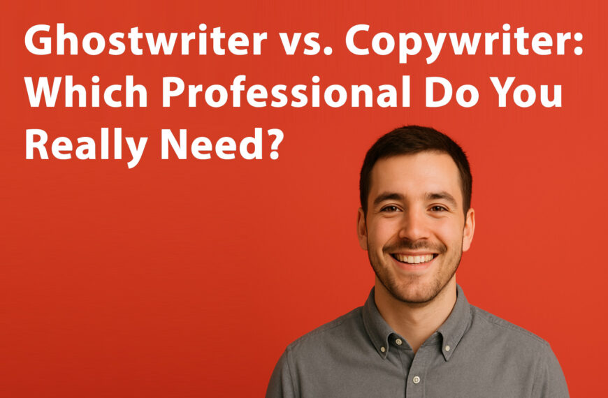 Ghostwriter vs. Copywriter: Which Professional Do You Really Need?