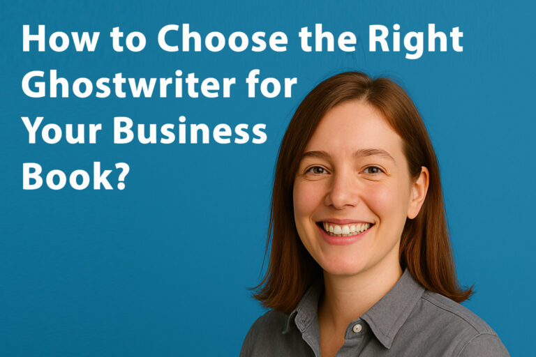 How to Choose the Right Ghostwriter for Your Business Book